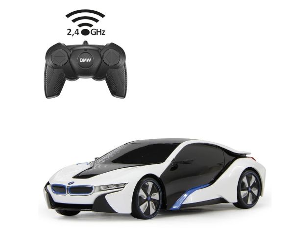 JAM404495 - BMW i8 Wit (getinte ruiten) - Radiografisch bestuurd - 1