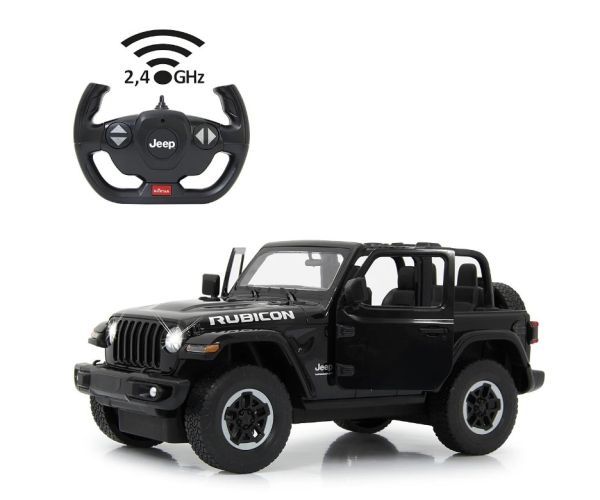 JAM405180 - Jeep Wrangler JL Zwart - Radiografisch bestuurd - 1