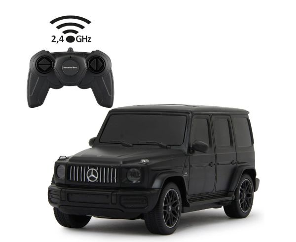 JAM405191 - MERCEDES AMG G63 Matzwart met getinte ruiten - Radiografisch bestuurd - 1