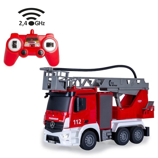 JAM407300 - MERCEDES-BENZ Antos RC Brandweer met Draaiende Ladder - 1