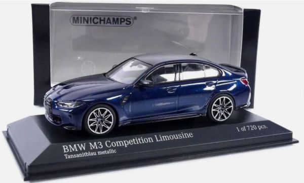 MNC410020201 - BMW M3 competition 2020 Blauw - Beperkt tot 720 exemplaren. - 1