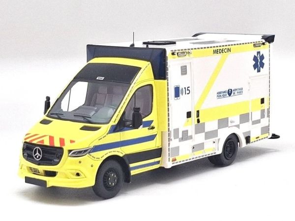 PER410 - MERCEDES-BENZ Sprinter WAS AR SAMU - met stickers: 94 en 92 - Beperkte oplage van 100 exemplaren. - 1