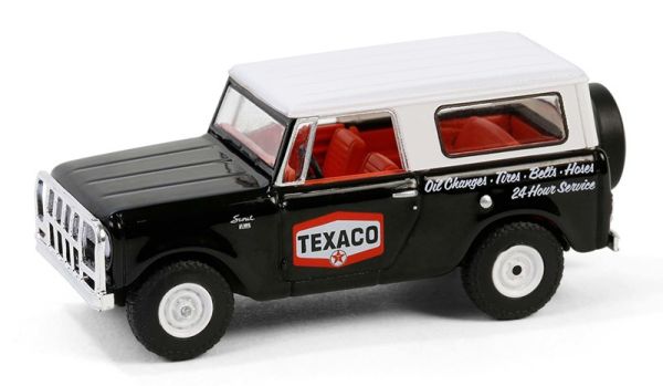 GREEN41165-B - HARVESTER Scout 1963 zwart TEXACO uit de serie TEXACO in blisterverpakking - 1