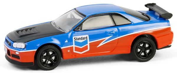 GREEN41175-E - NISSAN Skyline GT-R R34 2000 uit de CHEVRON SPECIAL-serie in blisterverpakking - 1