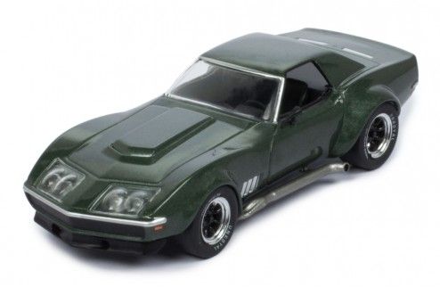 IXOCLC414N - CHEVROLET Corvette C3 custom 1972 metallic groen - 1