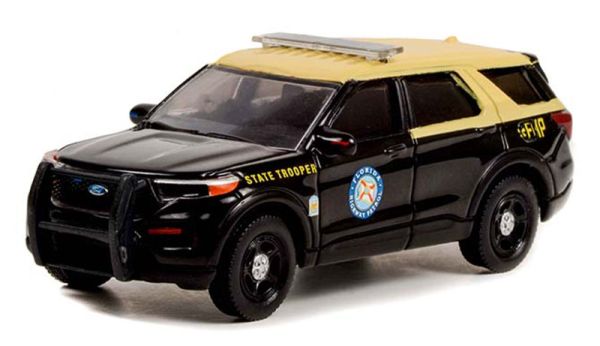 GREEN42990-F - FORD Police Interceptor Utility 2021 Florida Hoghway Patrol in blisterverpakking - 1