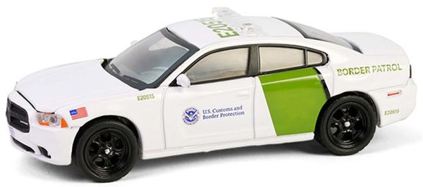GREEN43035-D - DODGE Charger 2014 Amerikaanse douane HOT PURSUIT serie in blisterverpakking - 1