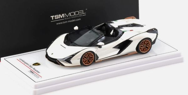 TSM430832 - LAMBORGHINI Sian Roadster 2020 Wit - 1