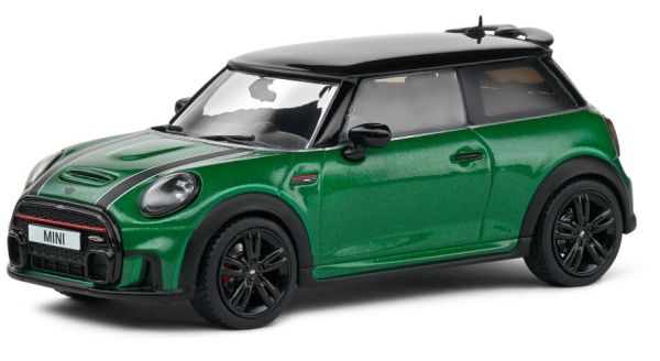 SOL4315002 - MINI Cooper John Works 2023 Engels Groen - 1