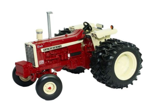 BRI43412 - IH FARMALL 1206 achteraan gekoppeld - 1