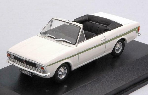 OXF43CCC002 - FORD Cortina MKII Crayford cabriolet Wit - 1