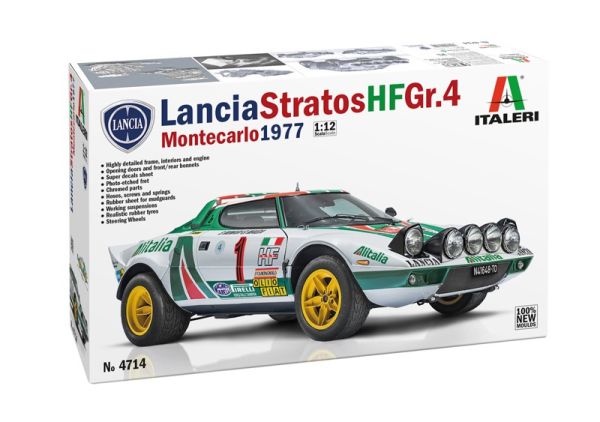 ITA4714 - LANCIA Stratos HF Gr.4 - Rally van Monte Carlo 1977 om te monteren en te schilderen - 1