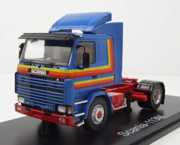 PRX47213 - SCANIA 113M 4x2 1987 Blauw met bestickering - 1