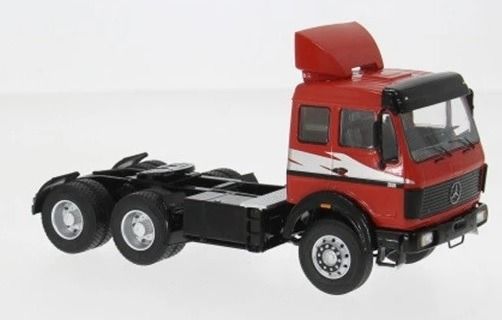 PRX47215 - MERCEDES-BENZ NG2232 6x4 1980 Rood met bestickering - 1