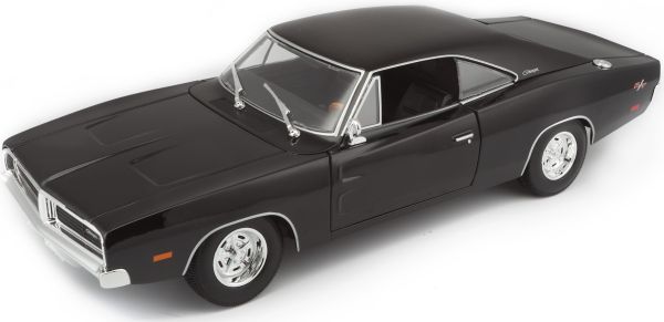 MST31387BL - 1969 Dodge Charger R/T Zwart - 1