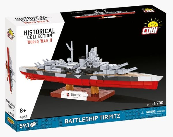 COB4853 - Slagschip Tirpitz - 593 onderdelen - 1
