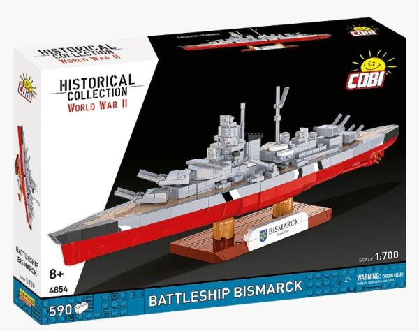 COB4854 - Slagschip Bismarck - 590 onderdelen - 1