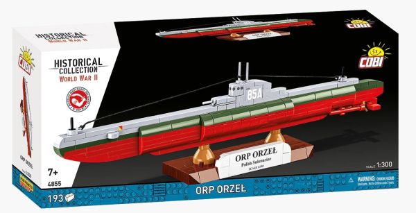 COB4855 - Onderzeeboot ORP Orzeł - 193 onderdelen - 1