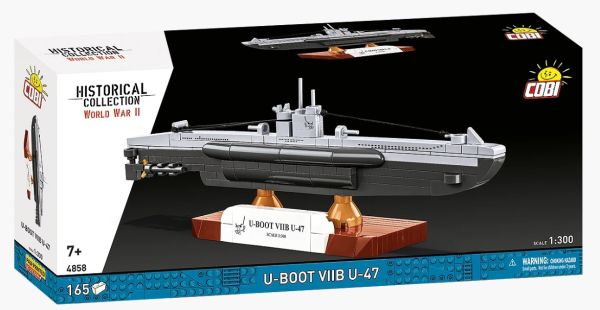 COB4858 - Onderzeeboot Type VIIB U-47 - 165 onderdelen - 1