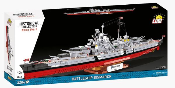COB4860 - Slagschip Bismarck - 3204 onderdelen - 1