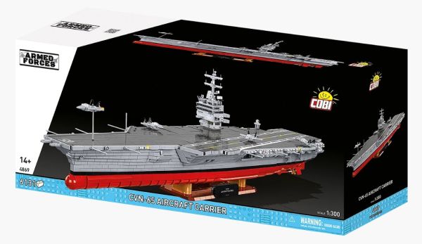 COB4869 - Vliegdekschip CVN-65 - 6131 onderdelen - 1