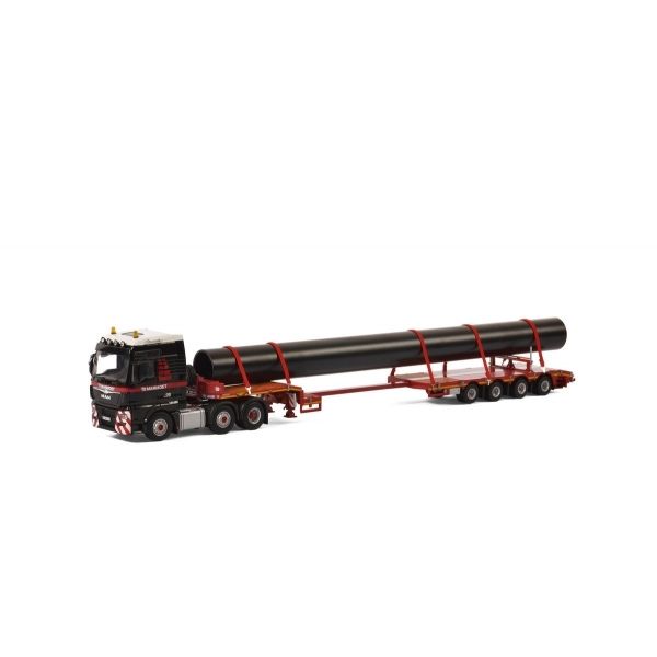 WSI410211 - MAN TGX XXL met MAMMOET 4-assige dieplader - 1