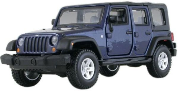 BUR43012BL - JEEP Wrangler Unlimited Rubicon 2010 Donkerblauw - 1