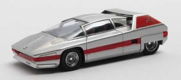 MTX50102-121 - ALFA ROMEO Navajo concept Bertone 1976 Zilver - Gelimiteerd tot 408ex. - 1