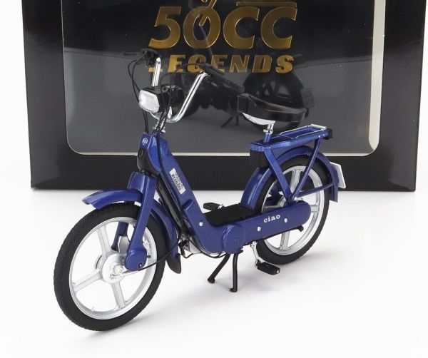 KKS50CC10032 - Vespa Piaggio Ciao bromfiets, 1985, metallic blauw - 1