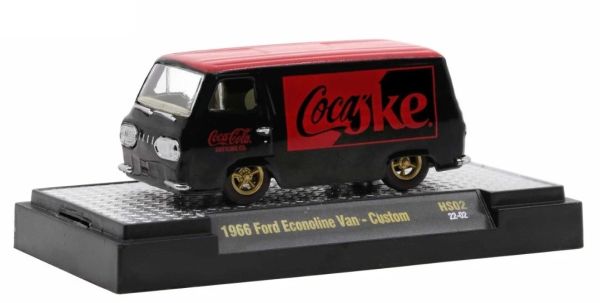 M2M-51500-HS02 - FORD Econoline Van - Custom 1966 COCA-COLA in blister - 1