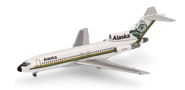 HER537292 - BOEING 727-100 Alaska Totem Pole passagiersvliegtuig - 1