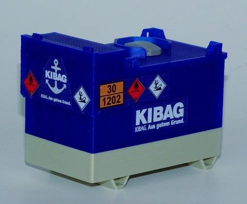 MSM5434/02 - KIBAG 3.000L bouwtank - in miniatuur - 1