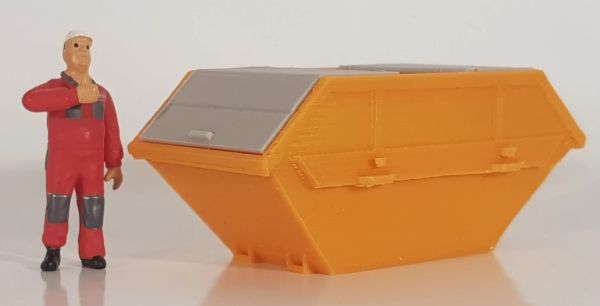 MSM5464/01 - 6m3 container met deksel - miniatuur - 1