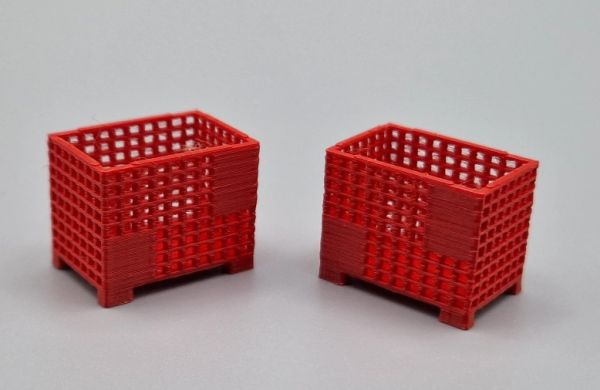 MSM5471/05 - Rode draadgaas palletdozen - L.24 x B.16 x H.19,4 mm - 1