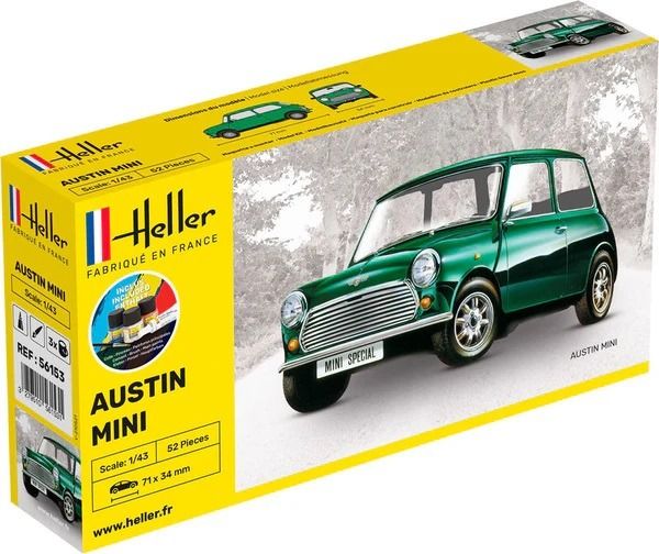 HEL56153 - Startpakket met verf en accessoires - MINI om zelf in elkaar te zetten - 1