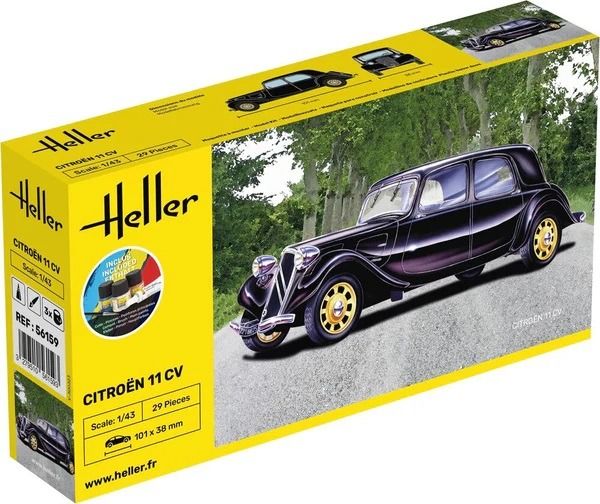 HEL56159 - Startpakket met lak en accessoires - CITROEN 11 CV om zelf te monteren - 1