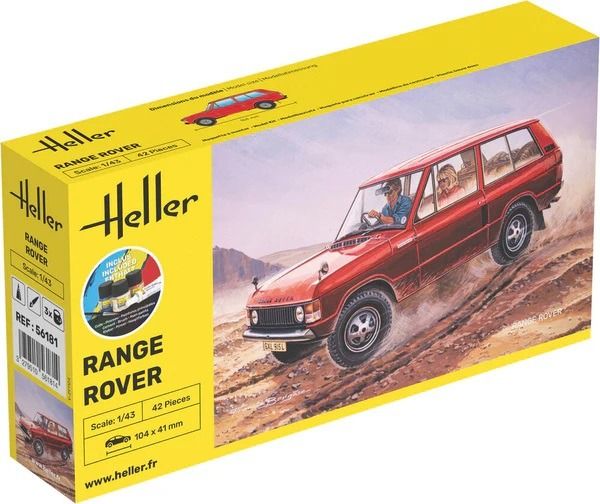 HEL56181 - Startpakket met verf en accessoires - RANGE ROVER om zelf te monteren - 1