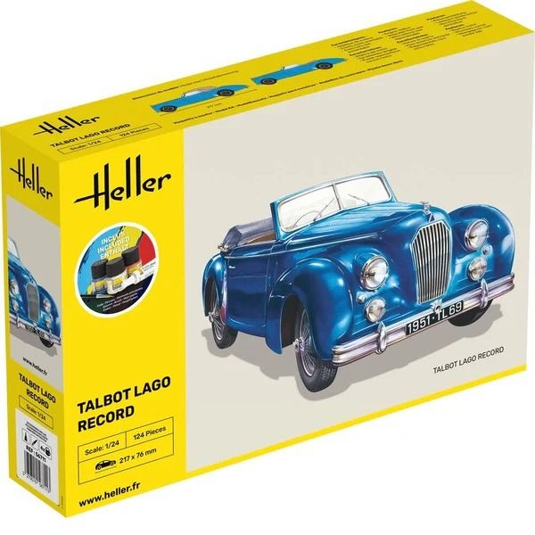 HEL56711 - Startpakket met verf en accessoires - TALBOT Lago Record om zelf in elkaar te zetten - 1