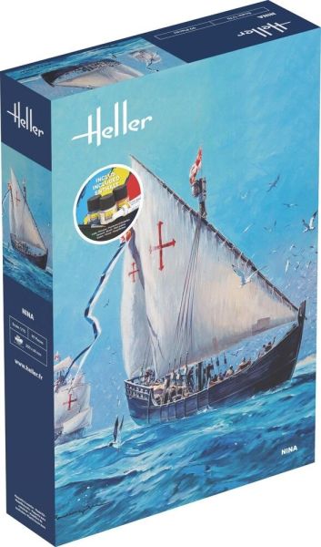 HEL56815 - Startpakket met verf en accessoires - Ship Nina - 1