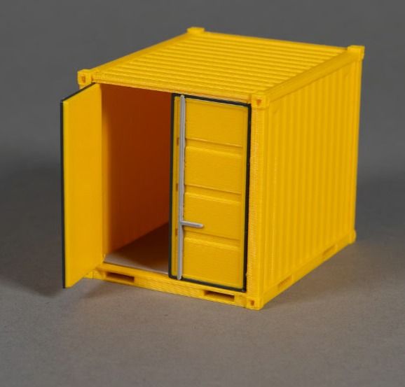 MSM5703/01 - 10-voets materiaalcontainer – Geel – L.59,8 x B.48,8 x H.51,8 mm - 1