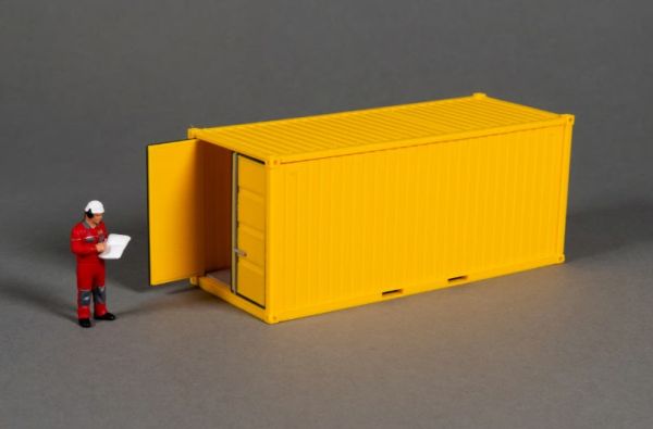 MSM5705/01 - 20-voets materiaalcontainer – Geel – L.121,2 x B.48,8 x H.51,8 mm - 1