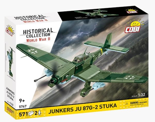 COB5767 - Militair vliegtuig Junkers Ju 87G-2 Stuka - 571 onderdelen - 1