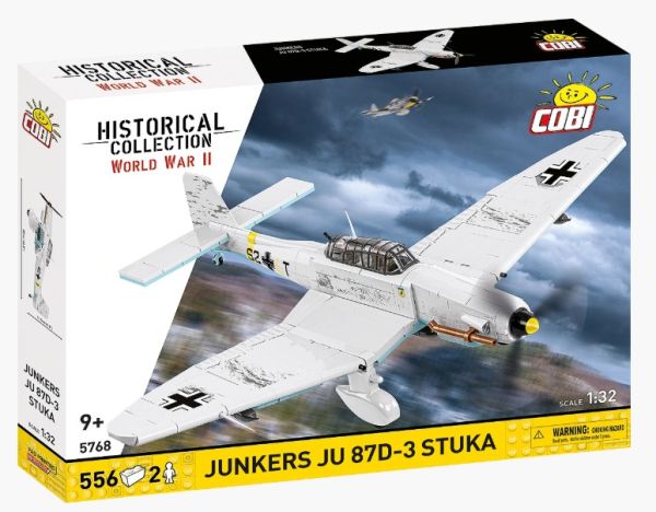 COB5768 - Militair vliegtuig Junkers Ju 87D-3 Stuka - 556 onderdelen - 1