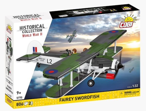 COB5770 - Militair vliegtuig Fairey Swordfish - 806 onderdelen - 1