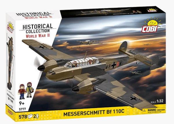 COB5777 - Messerschmitt Bf 110C jachtvliegtuig - 578 onderdelen - 1
