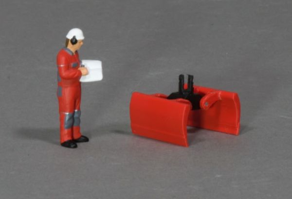 MSM5807/01 - Universele grijperklem – Rood – L.34 x B.25 x H.17,5 mm - 1