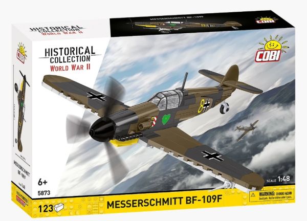 COB5873 - Messerschmitt Bf-109F jachtvliegtuig - 123 onderdelen - 1
