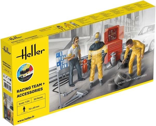 HEL58750 - Startpakket met verf en accessoires - Racing Team - 1