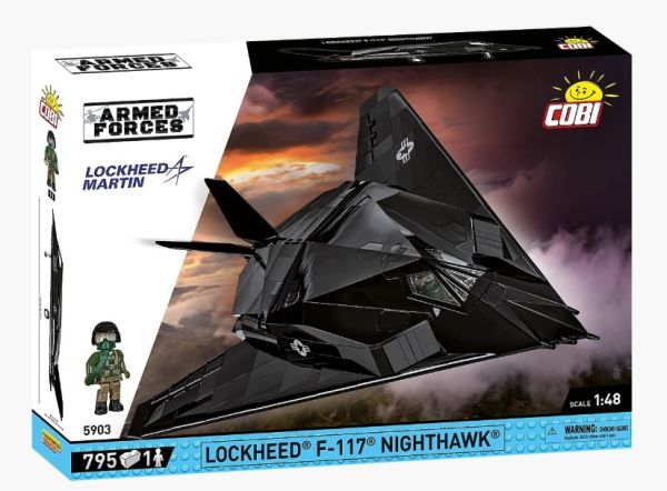 COB5903 - Lockheed F-117 Nighthawk jachtvliegtuig - 795 onderdelen - 1