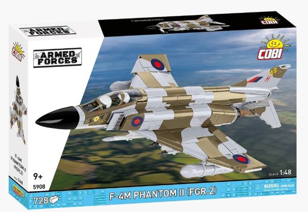 COB5908 - F-4M Phantom II FGR.2 jachtvliegtuig - 728 onderdelen - 1